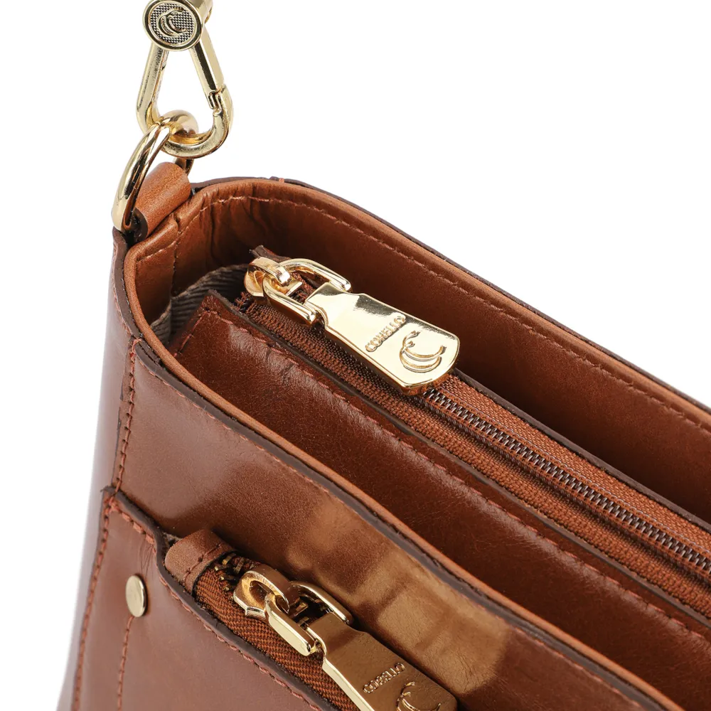 Bolsa De Mão Couro Marrom - imagem 5