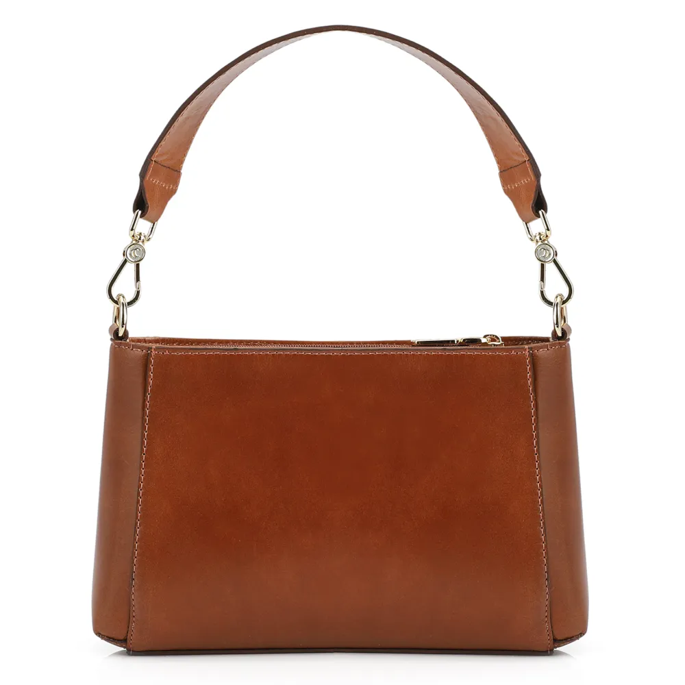 Bolsa De Mão Couro Marrom - imagem 3