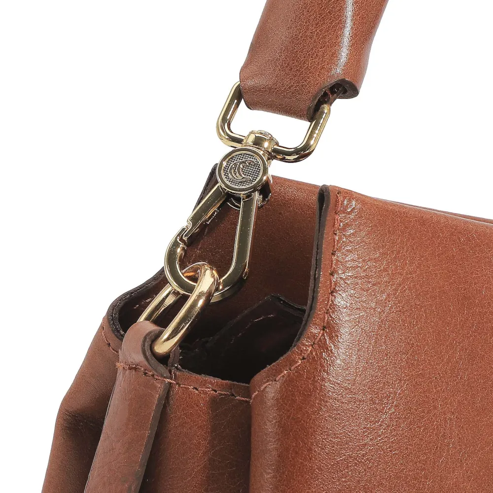 Bolsa De Mão Couro Marrom - imagem 5