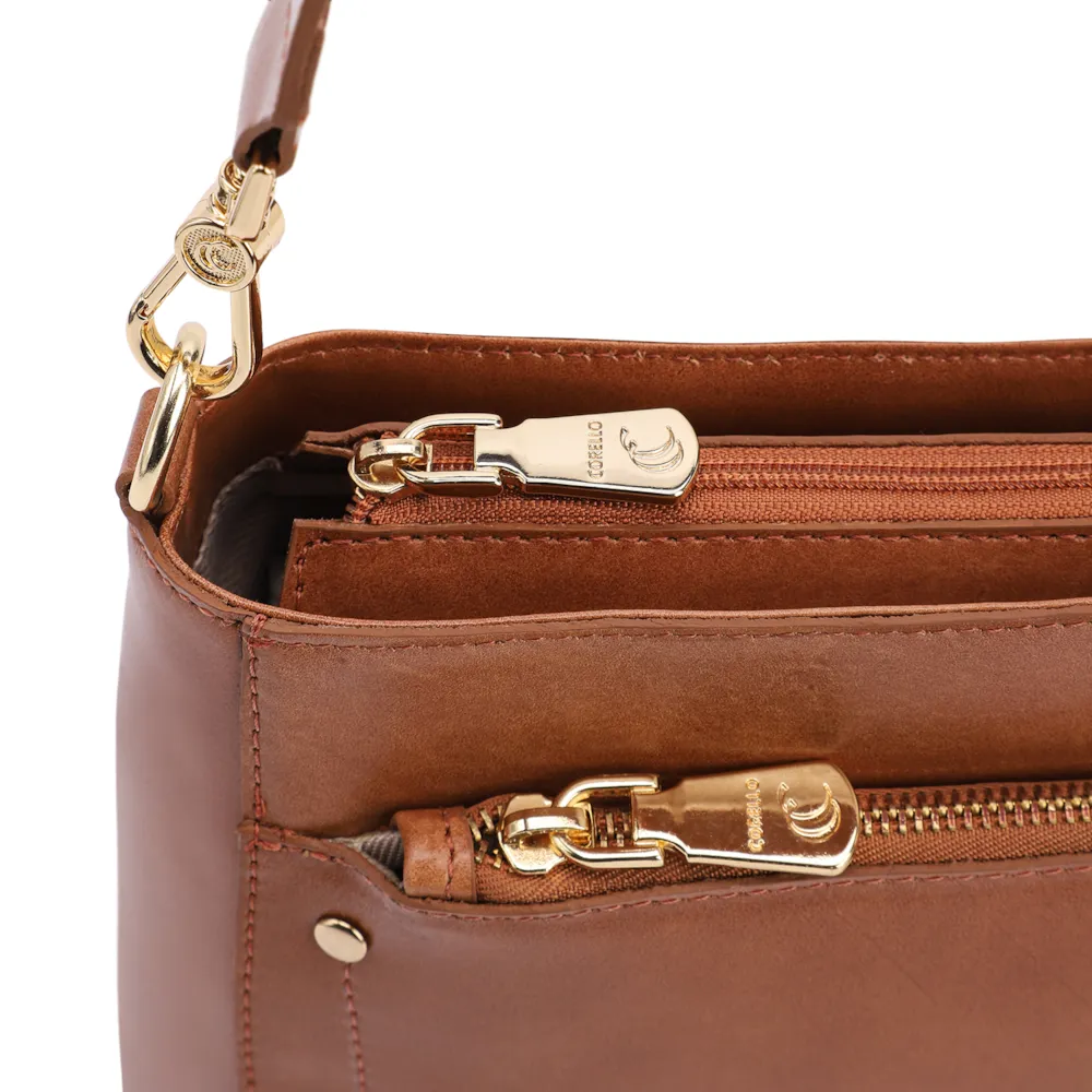 Bolsa De Mão Couro Marrom - imagem 5
