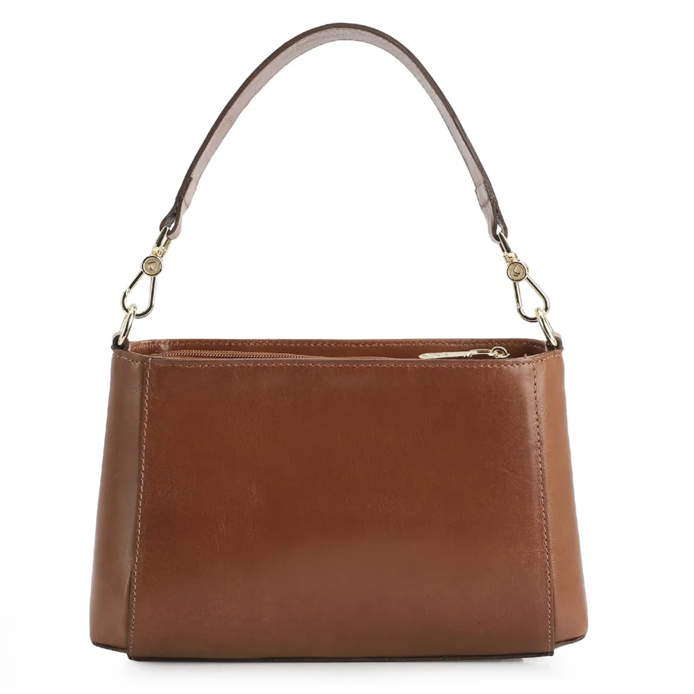 Bolsa De Mão Couro Marrom - imagem 3