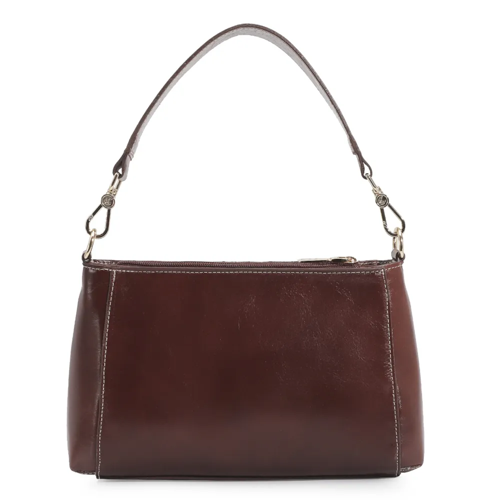 Bolsa De Mão Couro Marrom - imagem 3