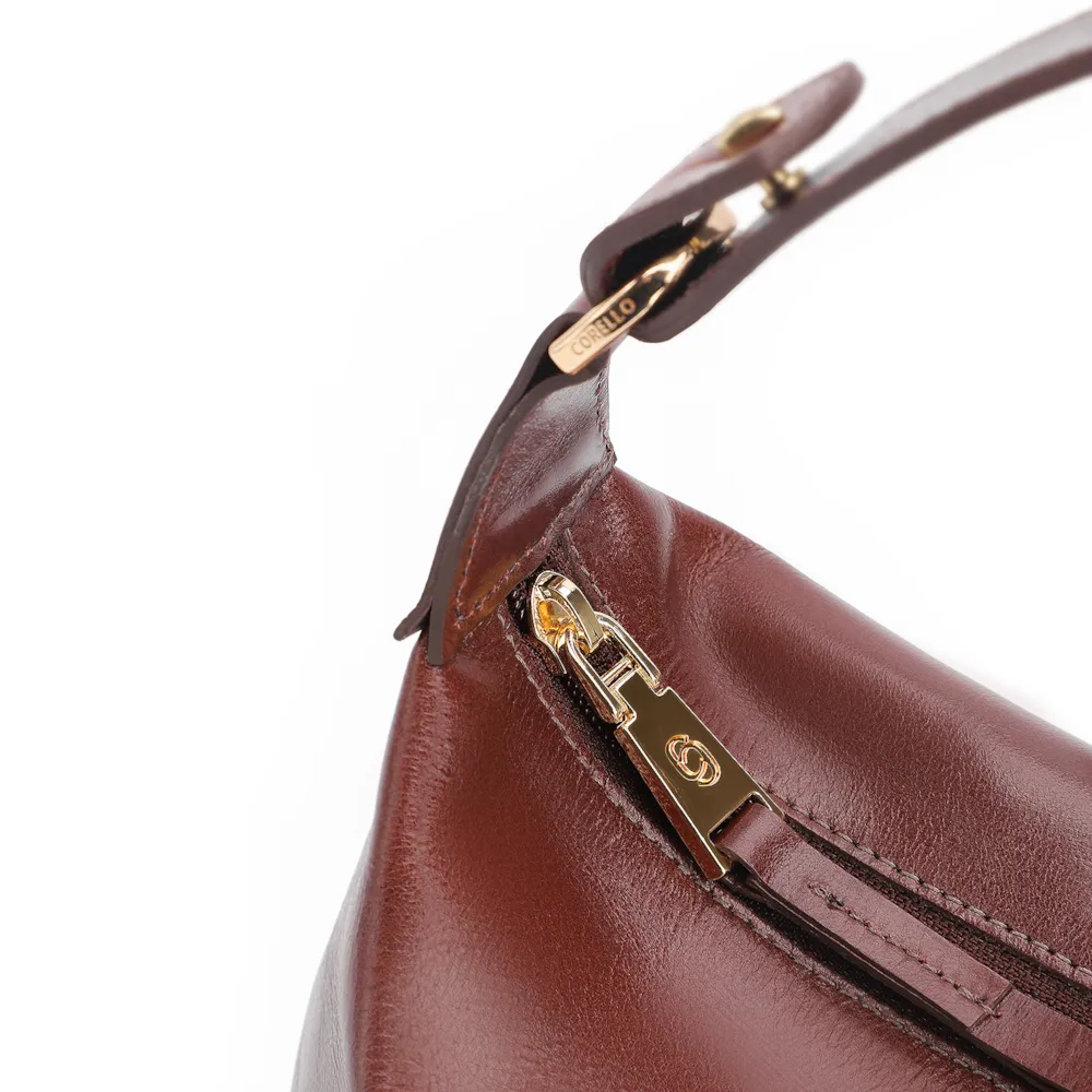 Bolsa De Mão Couro Marrom - imagem 5