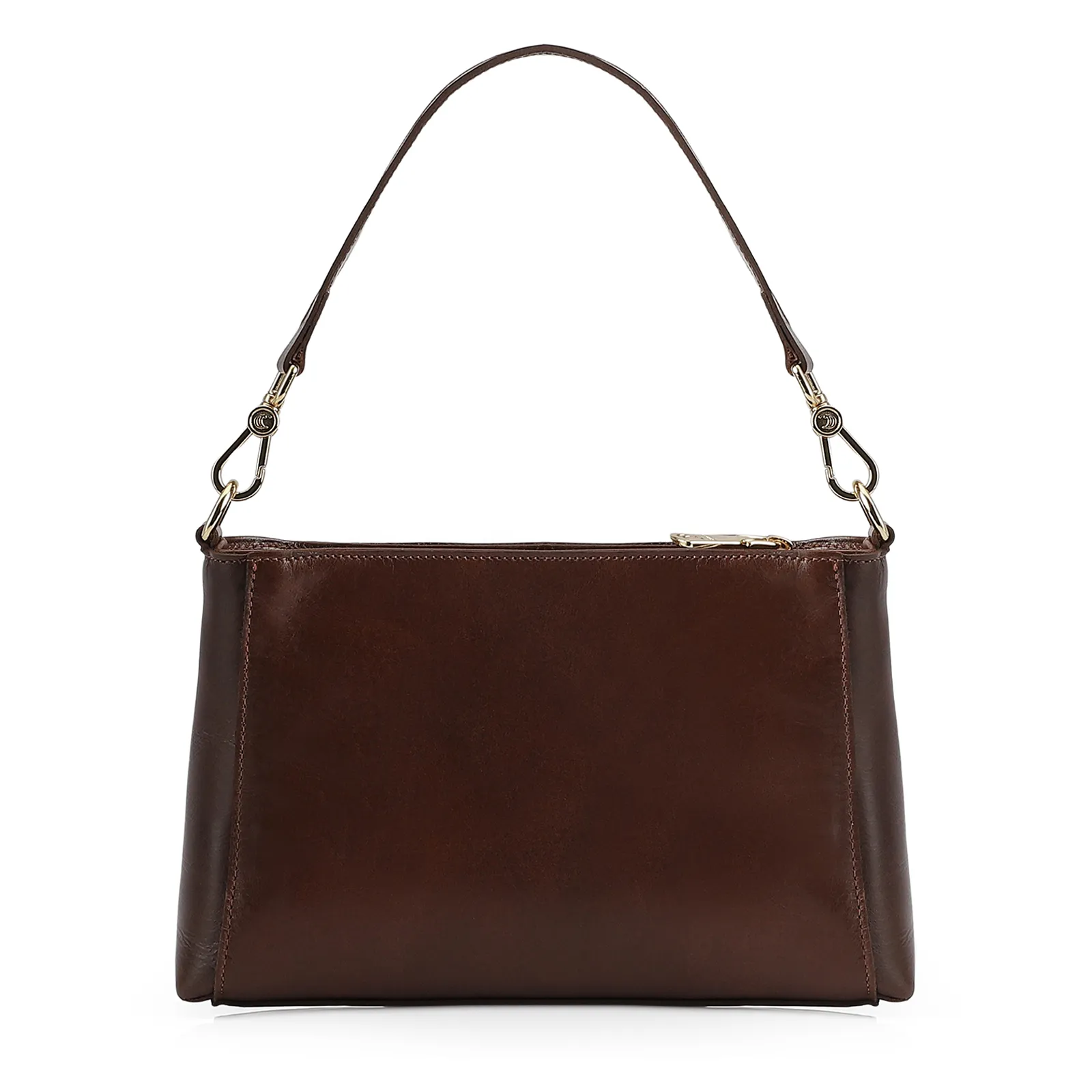 Bolsa De Mão Couro Marrom