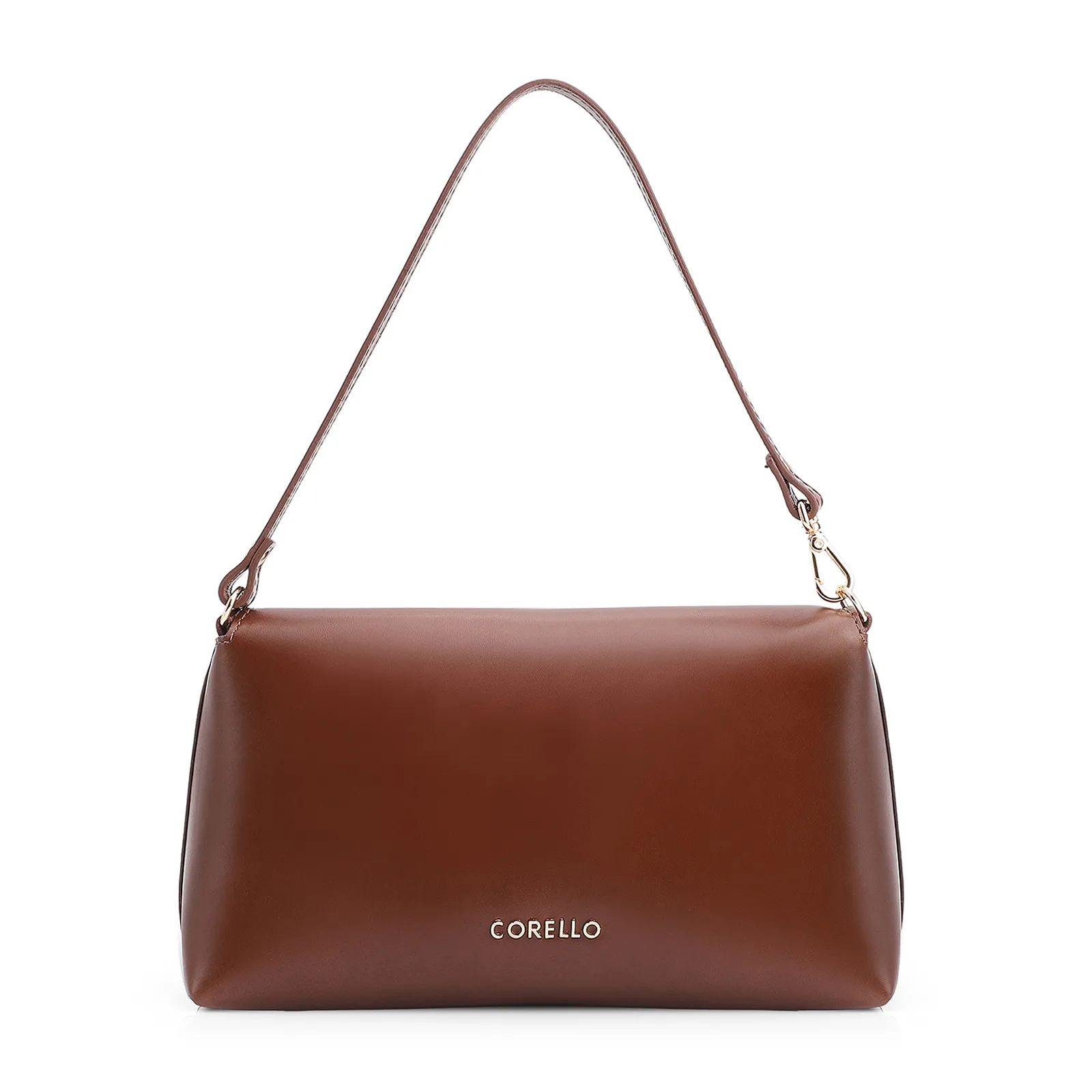 Bolsa De Mão Couro Marrom