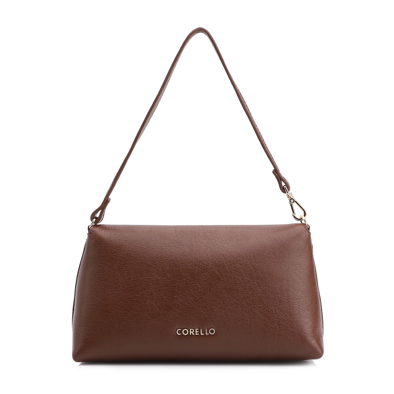 Bolsa De Mão Couro Marrom