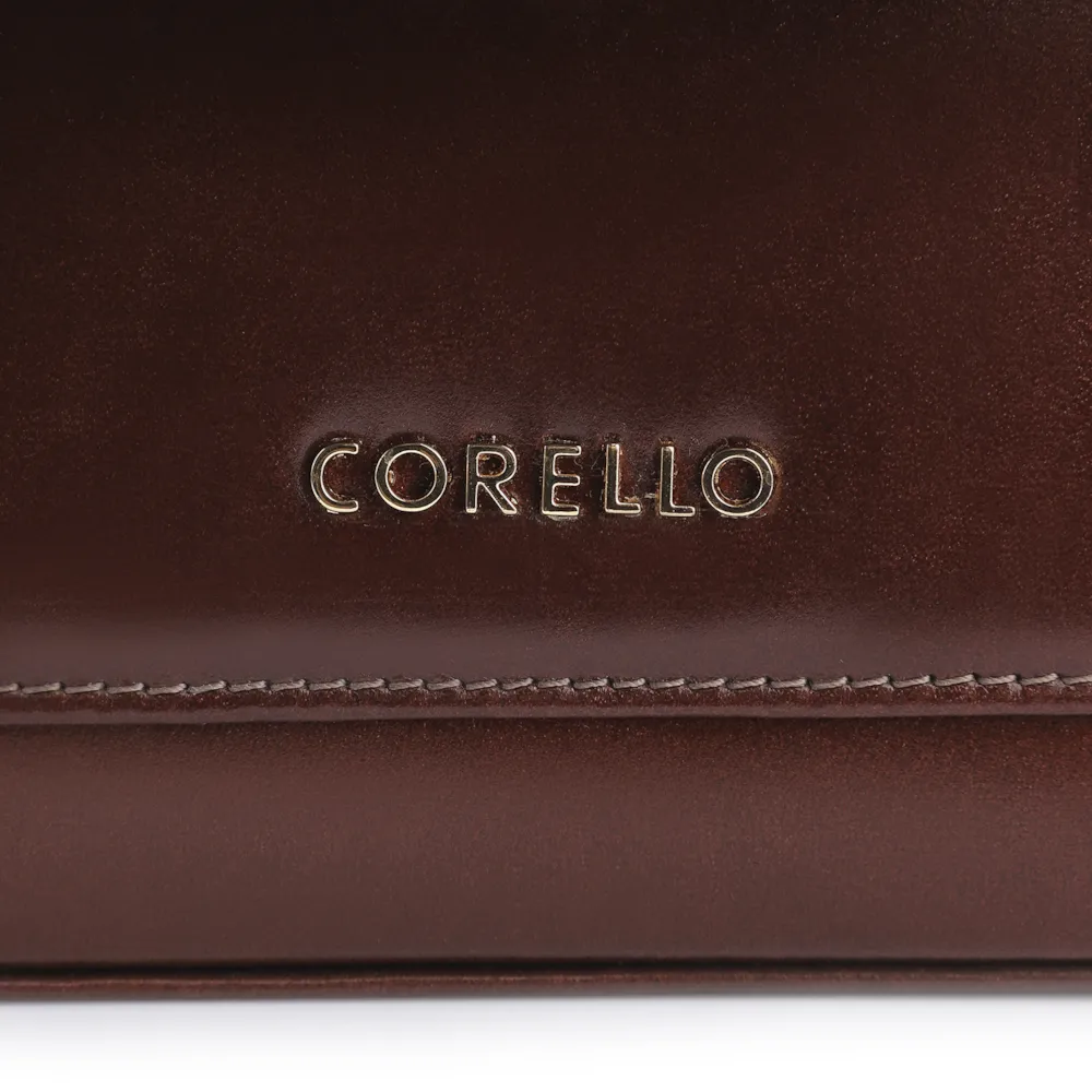 Bolsa De Mão Couro Marrom/Alça Alt Tartaruga - imagem 6