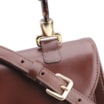 Bolsa De Mão Couro Marrom/Alça Alt Tartaruga - imagem 7