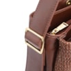 Bolsa De Mão Couro Marrom/Alt Tramado Marrom - imagem 5