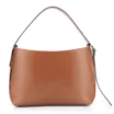 Bolsa De Mão Couro Marrom/Alt Tramado Marrom Claro - imagem 3