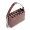 Bolsa De Mão Couro Marrom/Alt Tramado Marrom Escuro - imagem 4