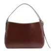 Bolsa De Mão Couro Marrom/Alt Tramado Marrom Escuro - imagem 3