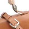 Bolsa De Mão Couro Marrom Claro - imagem 5