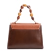 Bolsa De Mão Couro Marrom/Couro Amarelo - imagem 4