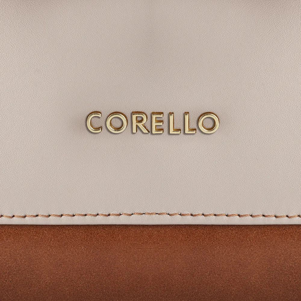 Bolsa De Mão Couro Marrom/Off White - imagem 6