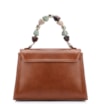 Bolsa De Mão Couro Marrom/Off White - imagem 3