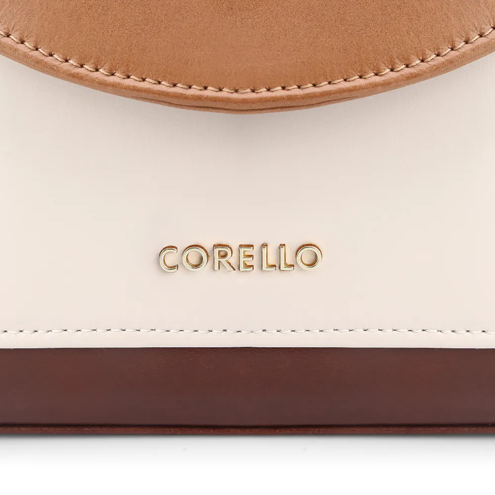 Bolsa De Mão Couro Marrom/Off White - imagem 7