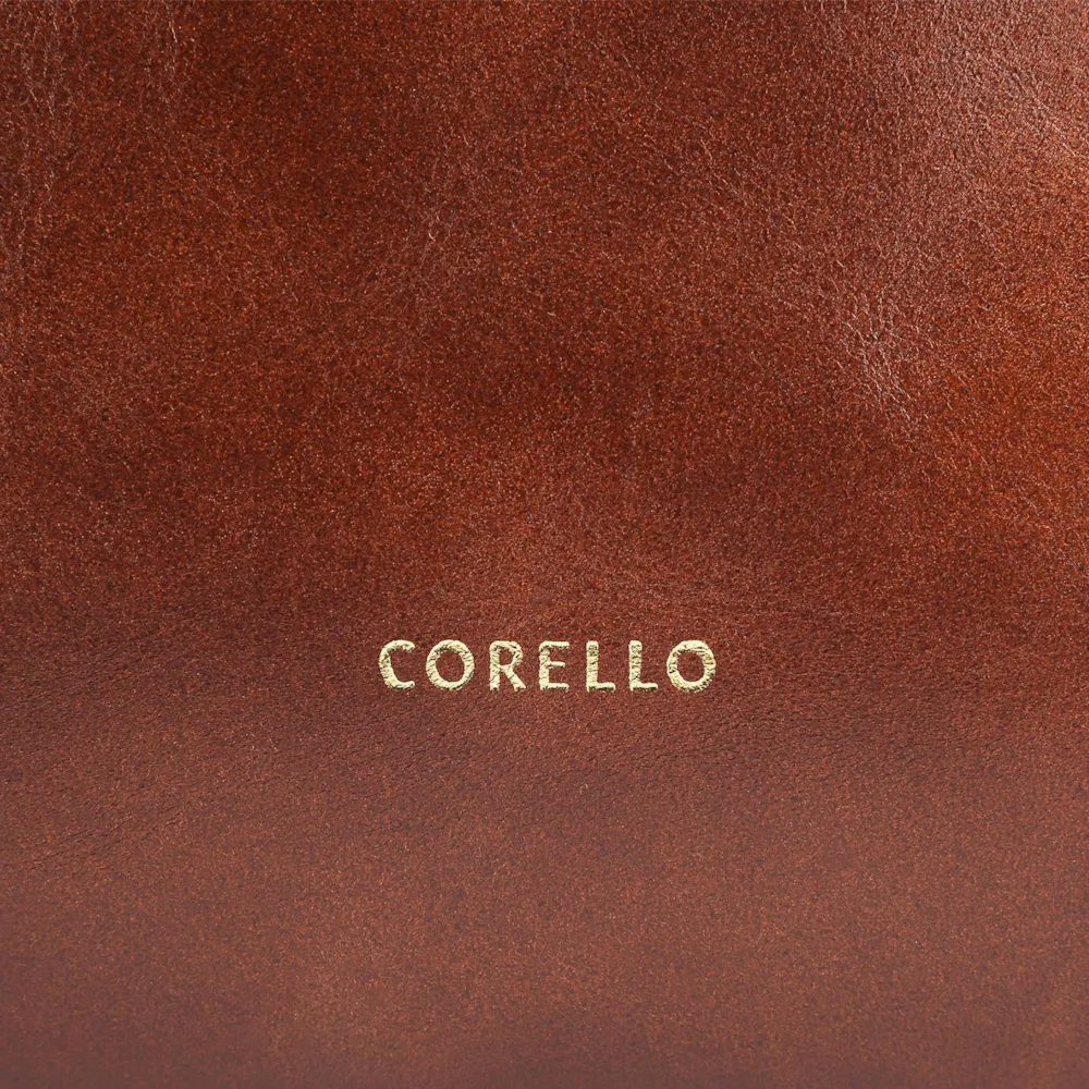 Bolsa De Mão Couro Marrom / Preto - imagem 6