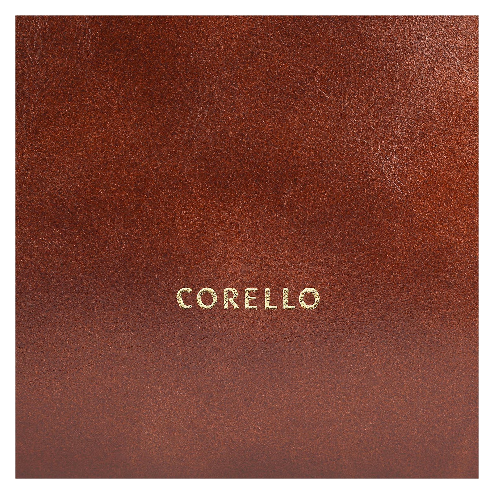 Bolsa De Mão Couro Marrom / Preto