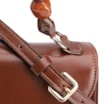 Bolsa De Mão Couro Marrrom Escuro e Marrom Claro - imagem 6
