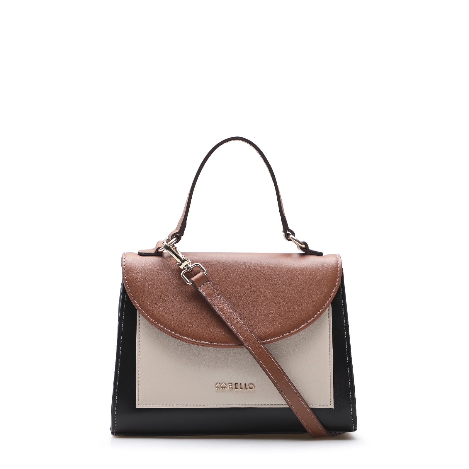 Bolsa De Mão Couro Multicolorido