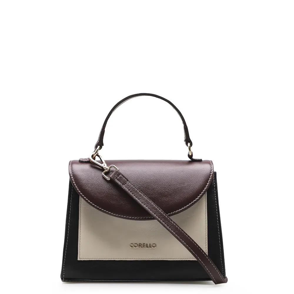 Bolsa De Mão Couro Multicolorido