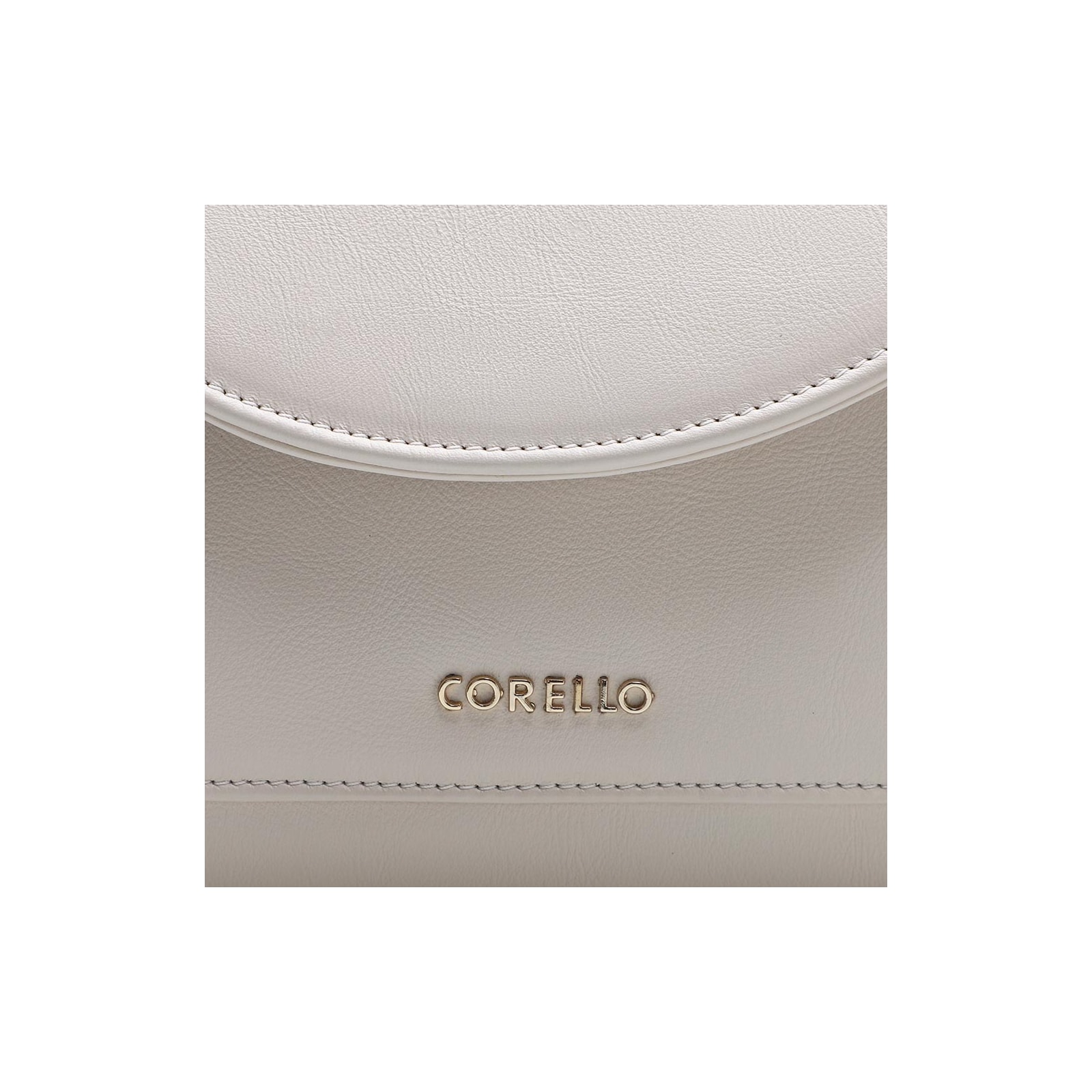 Bolsa De Mão Couro Off White