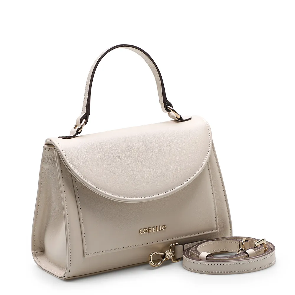 Bolsa De Mão Couro Off White - imagem 2