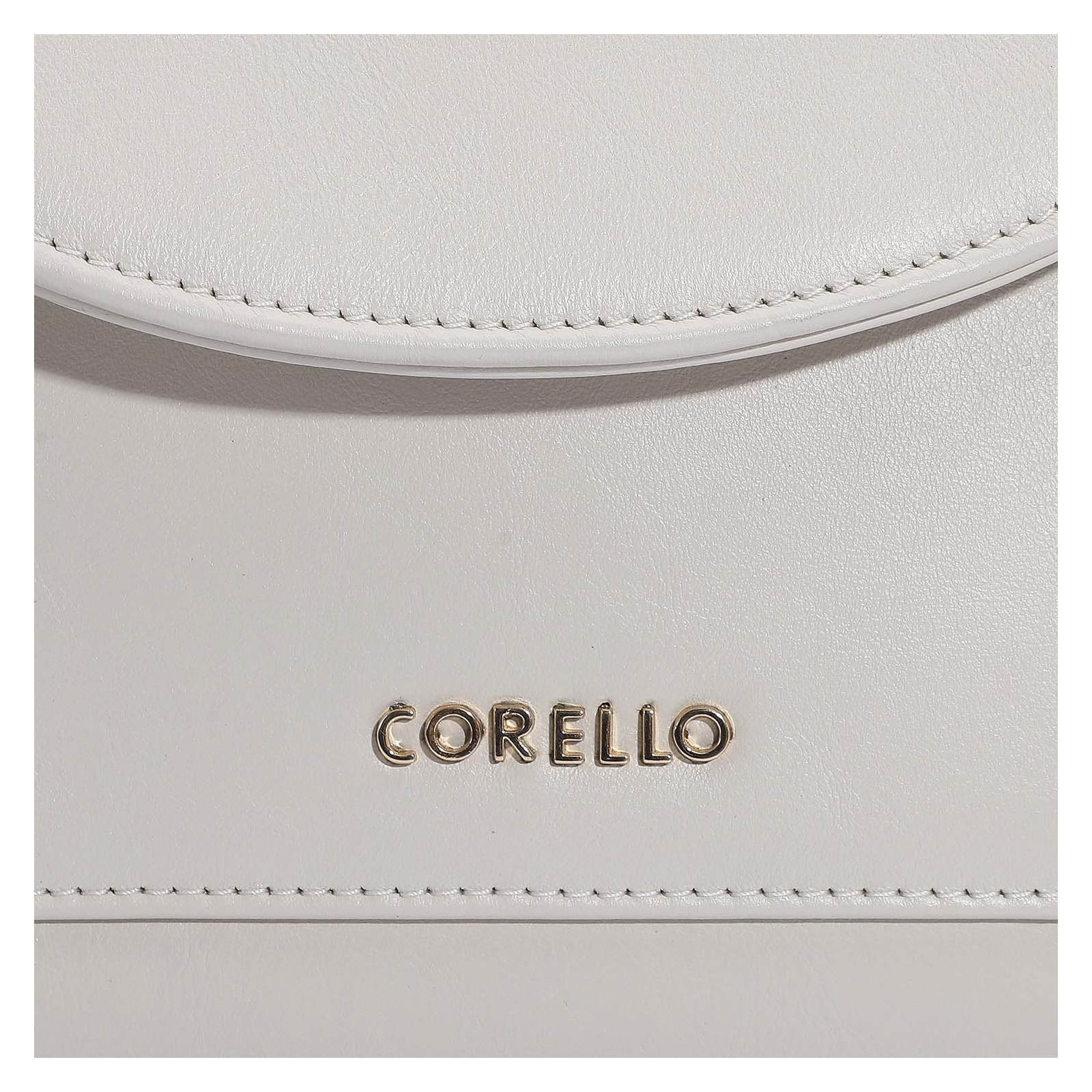 Bolsa De Mão Couro Off White