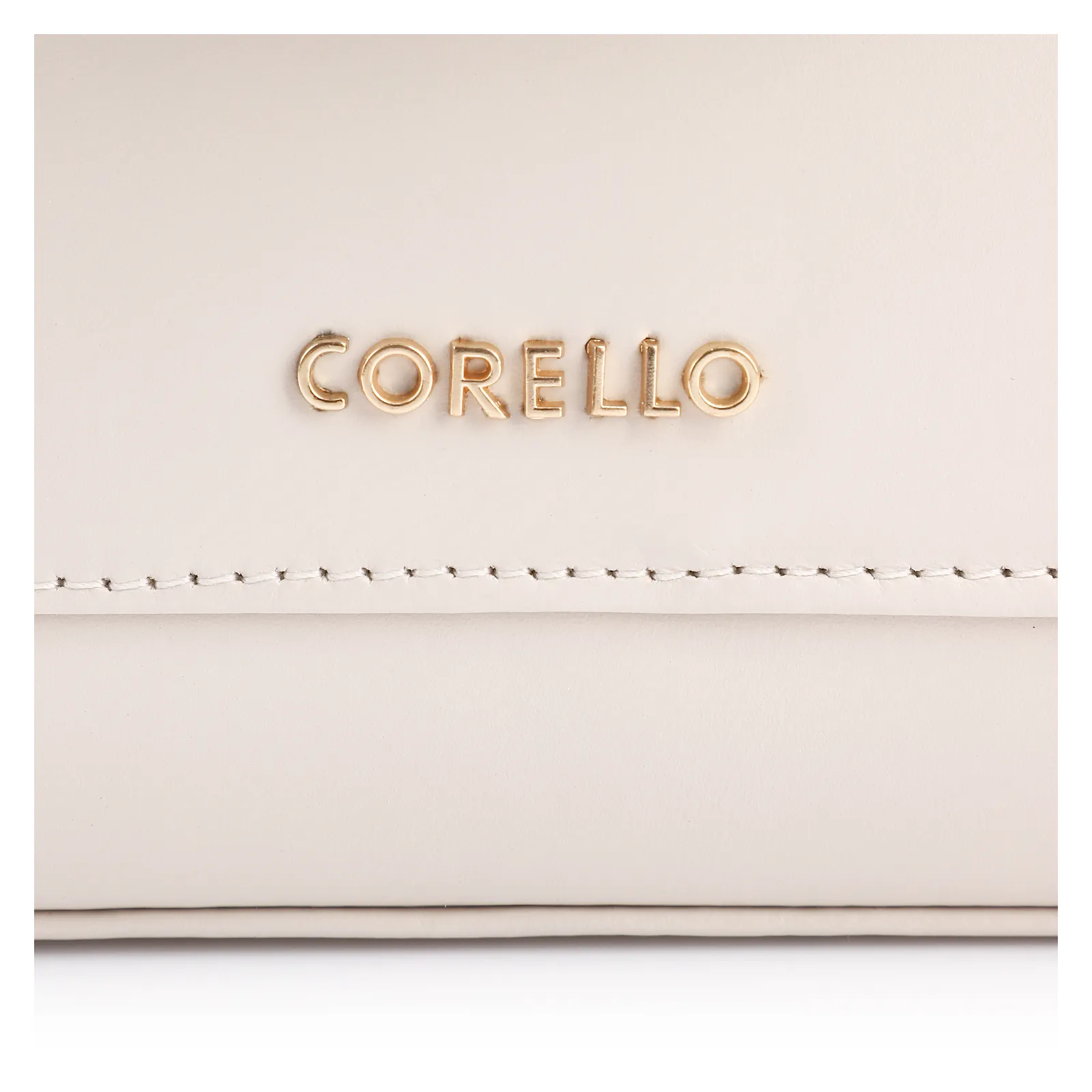 Bolsa De Mão Couro Off White