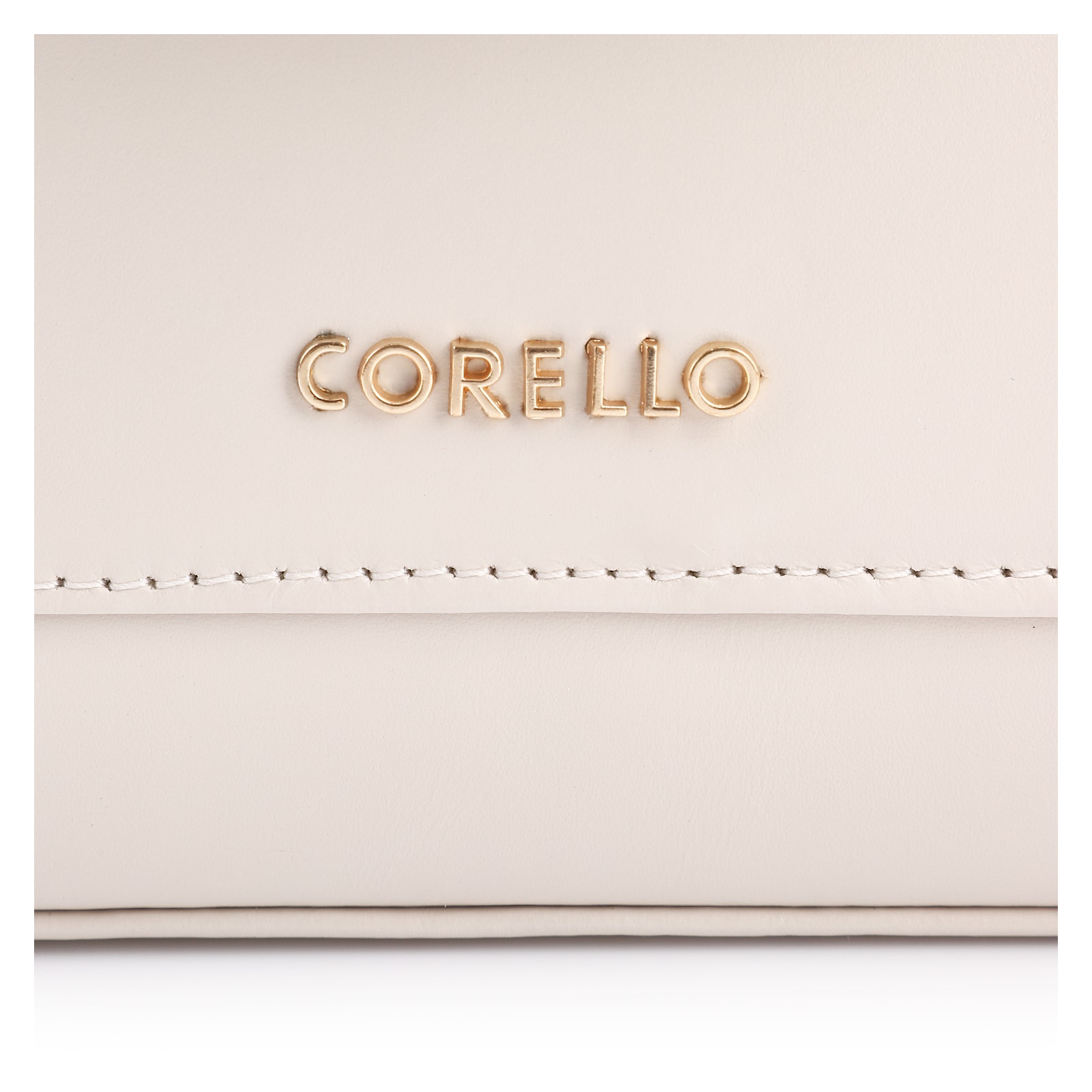 Bolsa De Mão Couro Off White