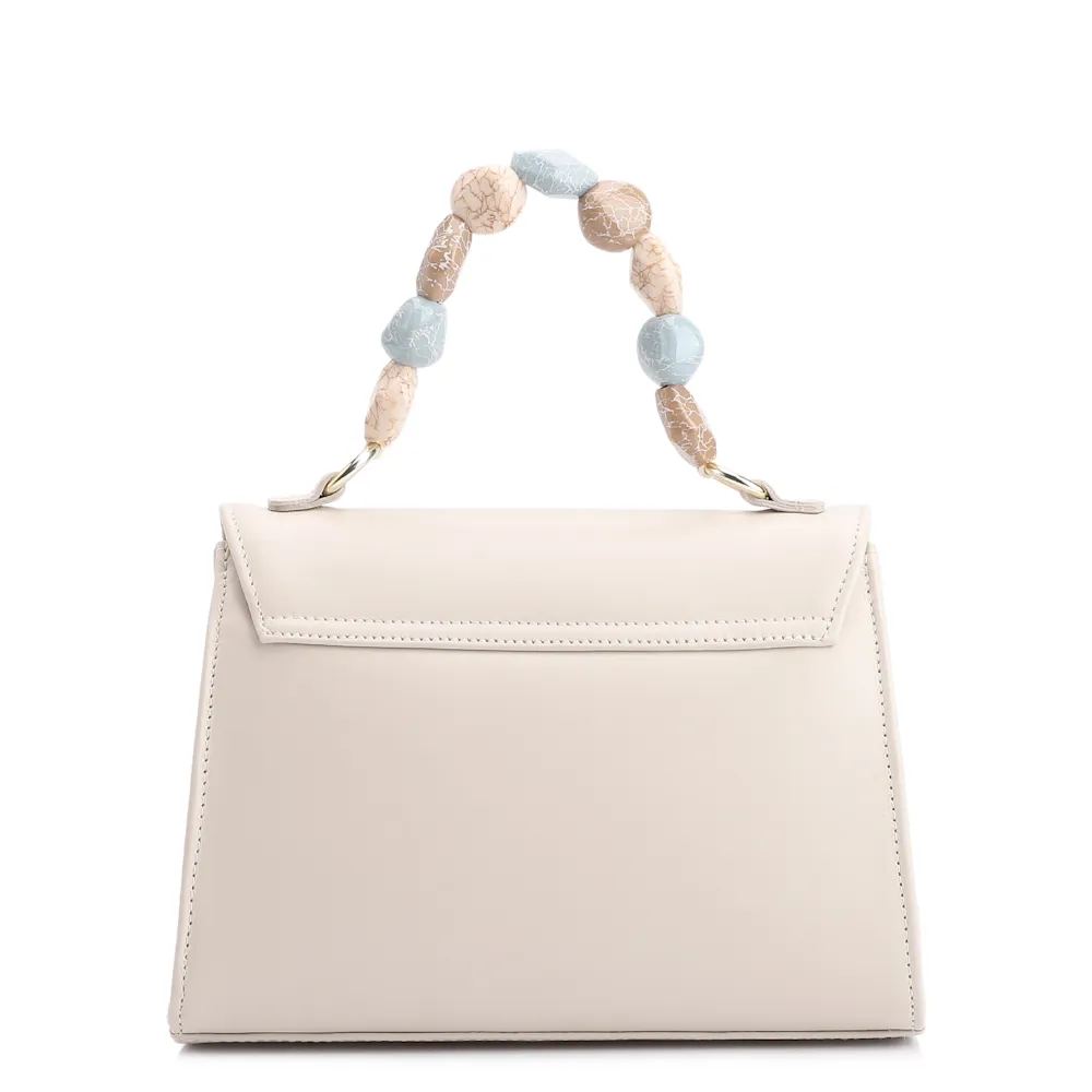 Bolsa De Mão Couro Off White - imagem 3