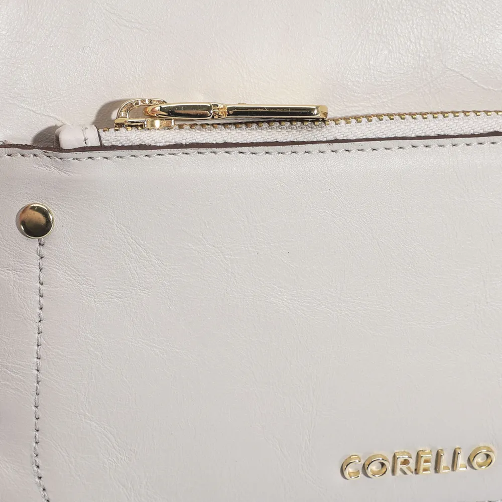 Bolsa De Mão Couro Off White - imagem 7