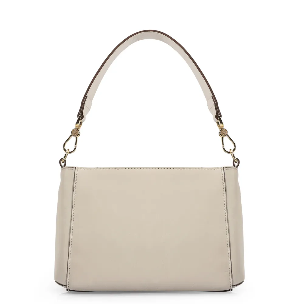 Bolsa De Mão Couro Off White - imagem 4