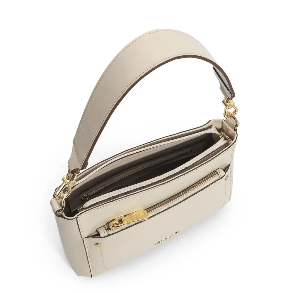 Bolsa De Mão Couro Off White - imagem 5