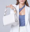 Bolsa De Mão Couro Off White - imagem 2