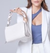 Bolsa De Mão Couro Off White - imagem 2