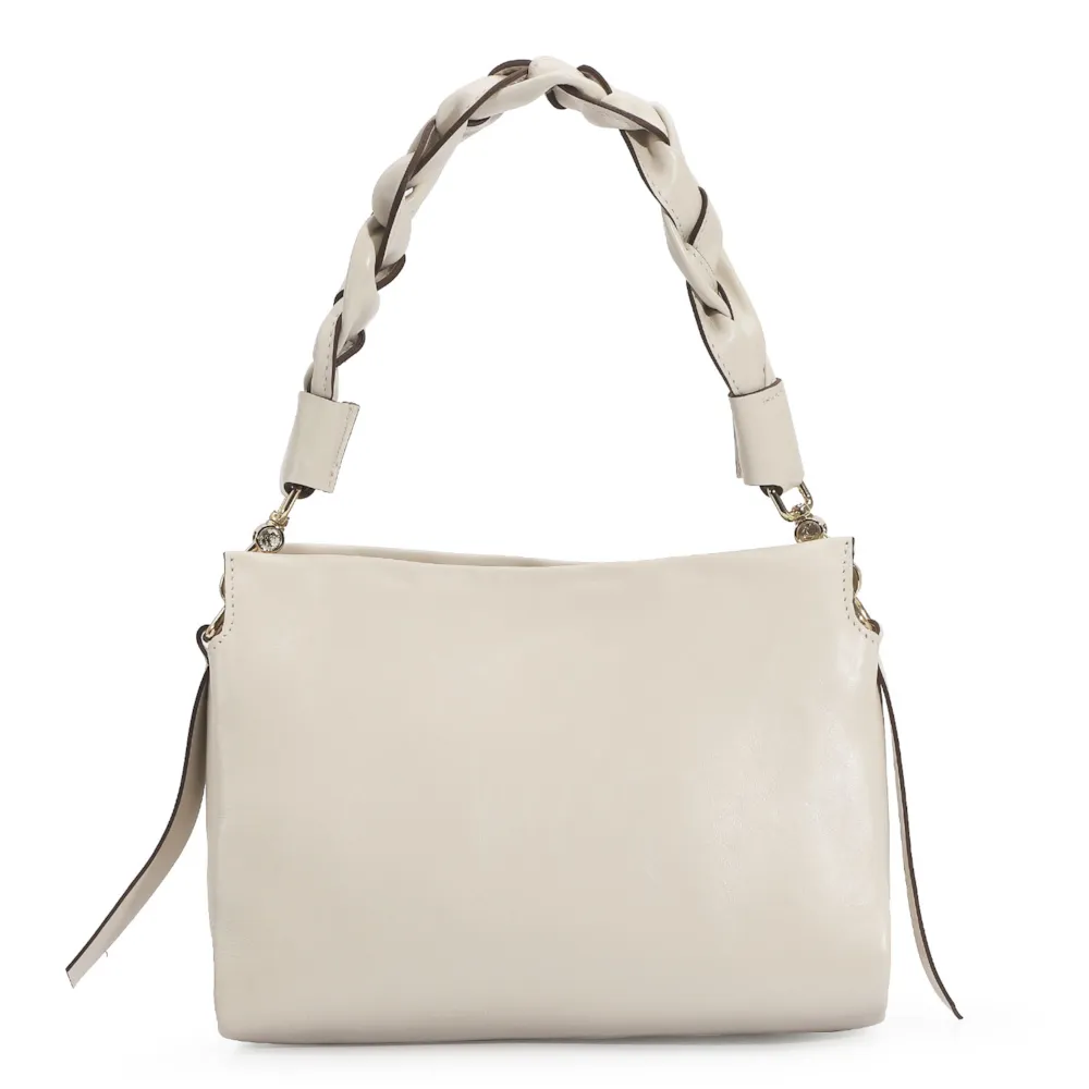 Bolsa De Mão Couro Off White - imagem 4