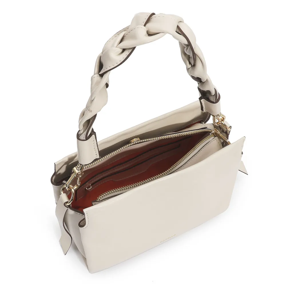 Bolsa De Mão Couro Off White - imagem 5