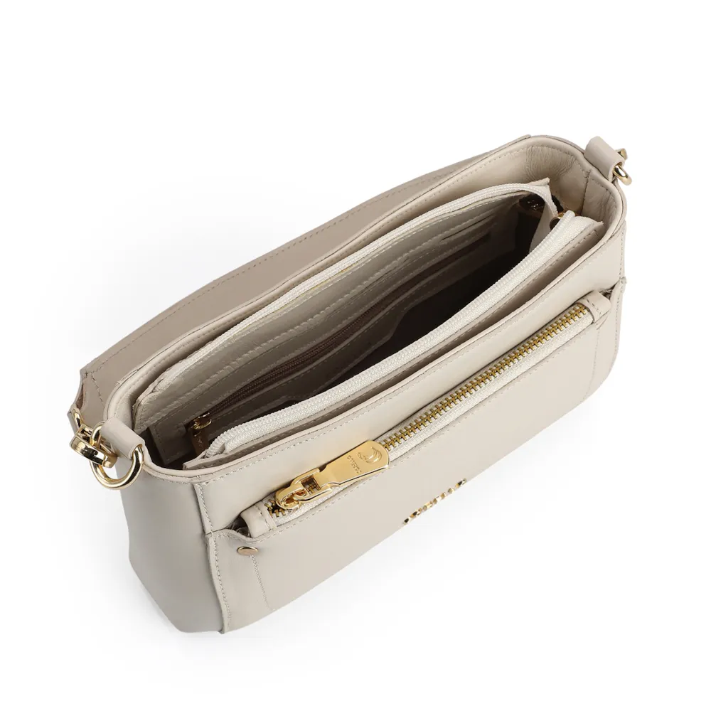 Bolsa De Mão Couro Off White - imagem 4