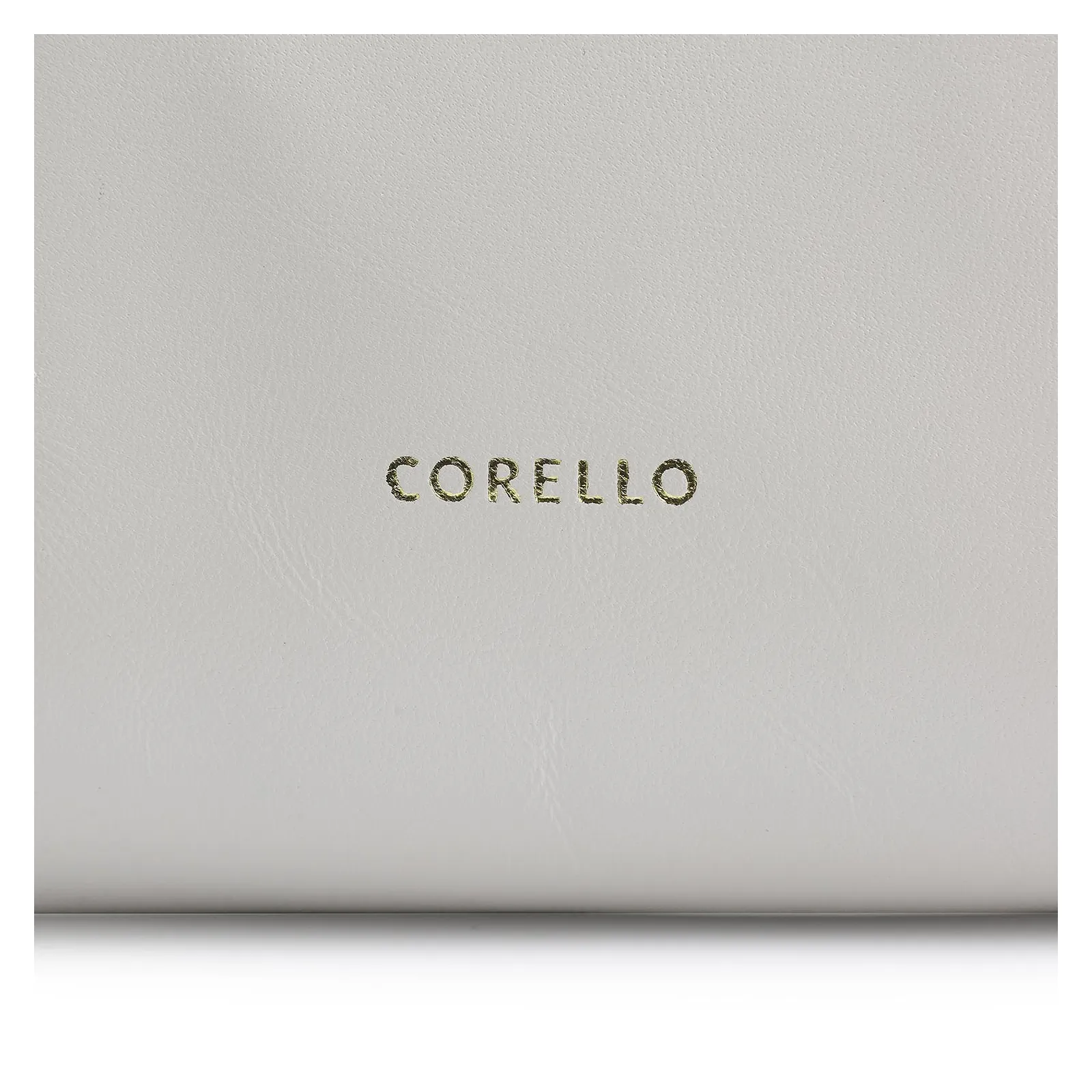 Bolsa De Mão Couro Off White/Bege