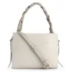 Bolsa De Mão Couro Off White/Bege - imagem 1