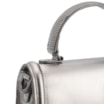 Bolsa De Mão Couro Prata - imagem 5