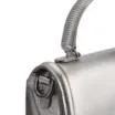 Bolsa De Mão Couro Prata - imagem 6