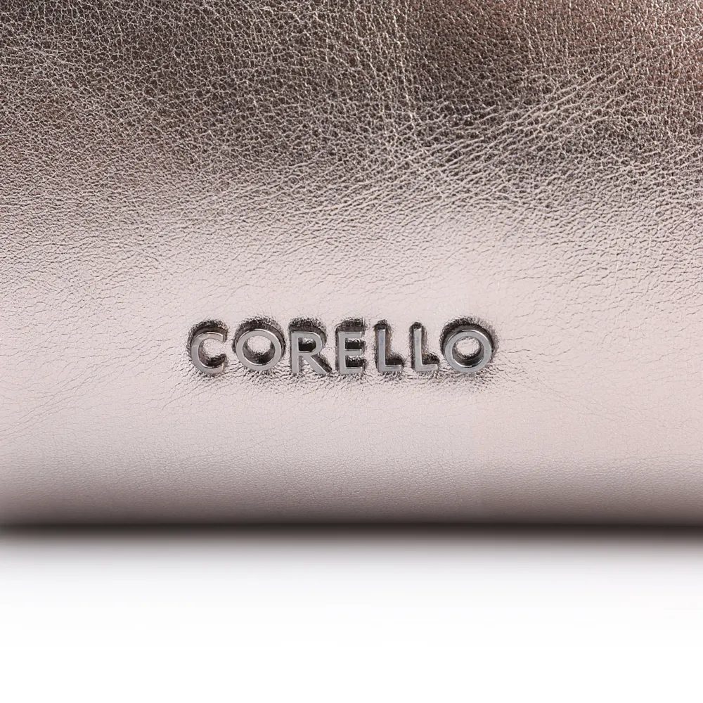 Bolsa De Mão Couro Prata - imagem 6