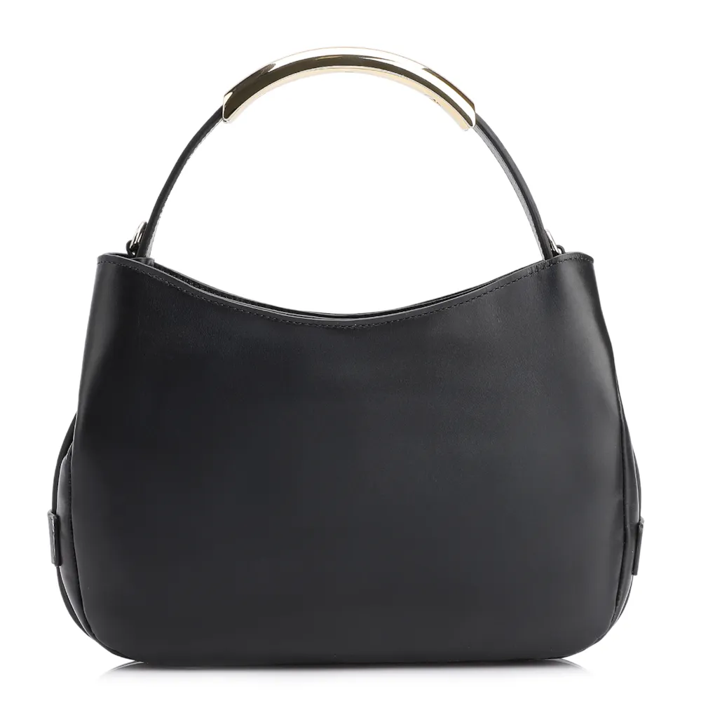 Bolsa De Mão Couro Preto - imagem 3