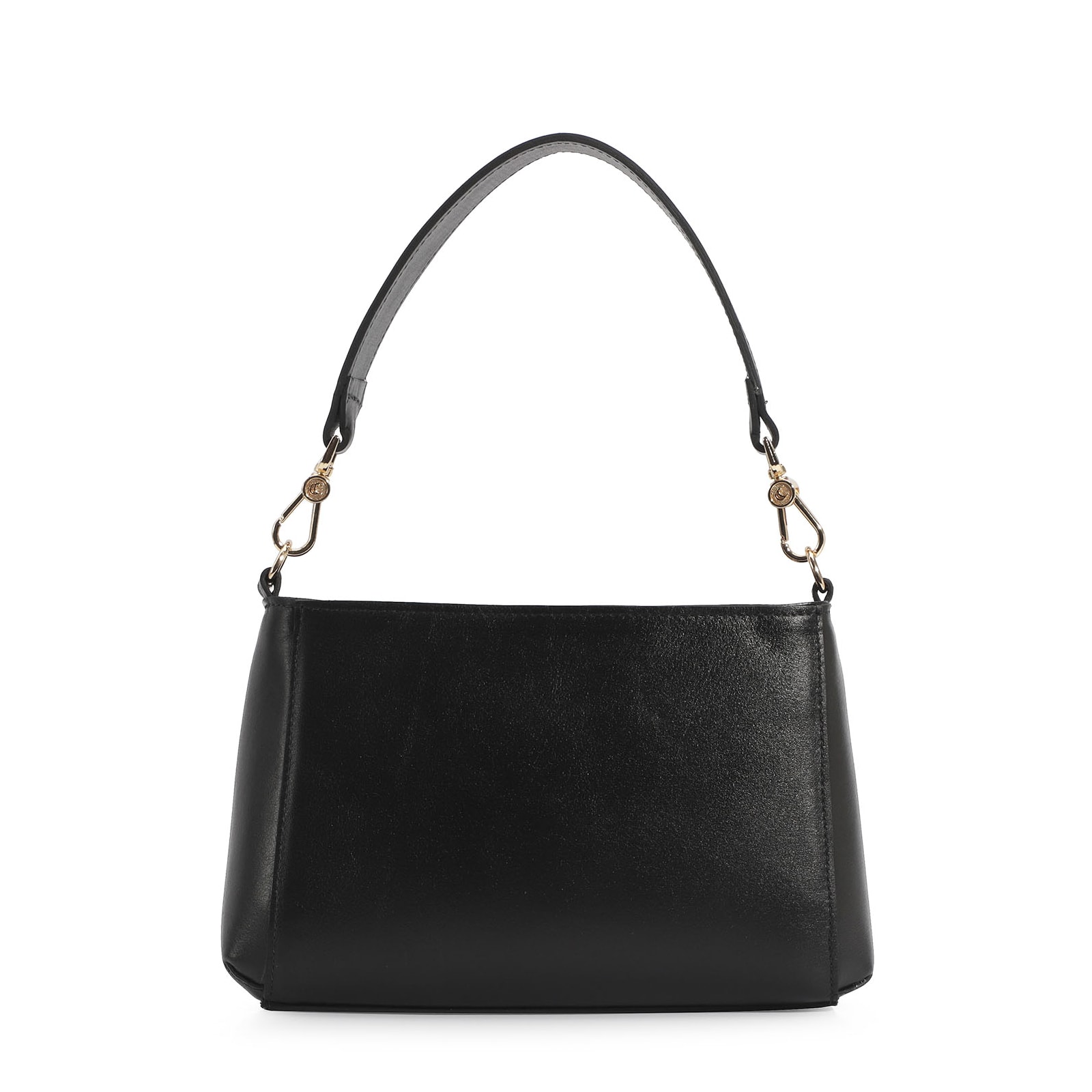 Bolsa De Mão Couro Preto