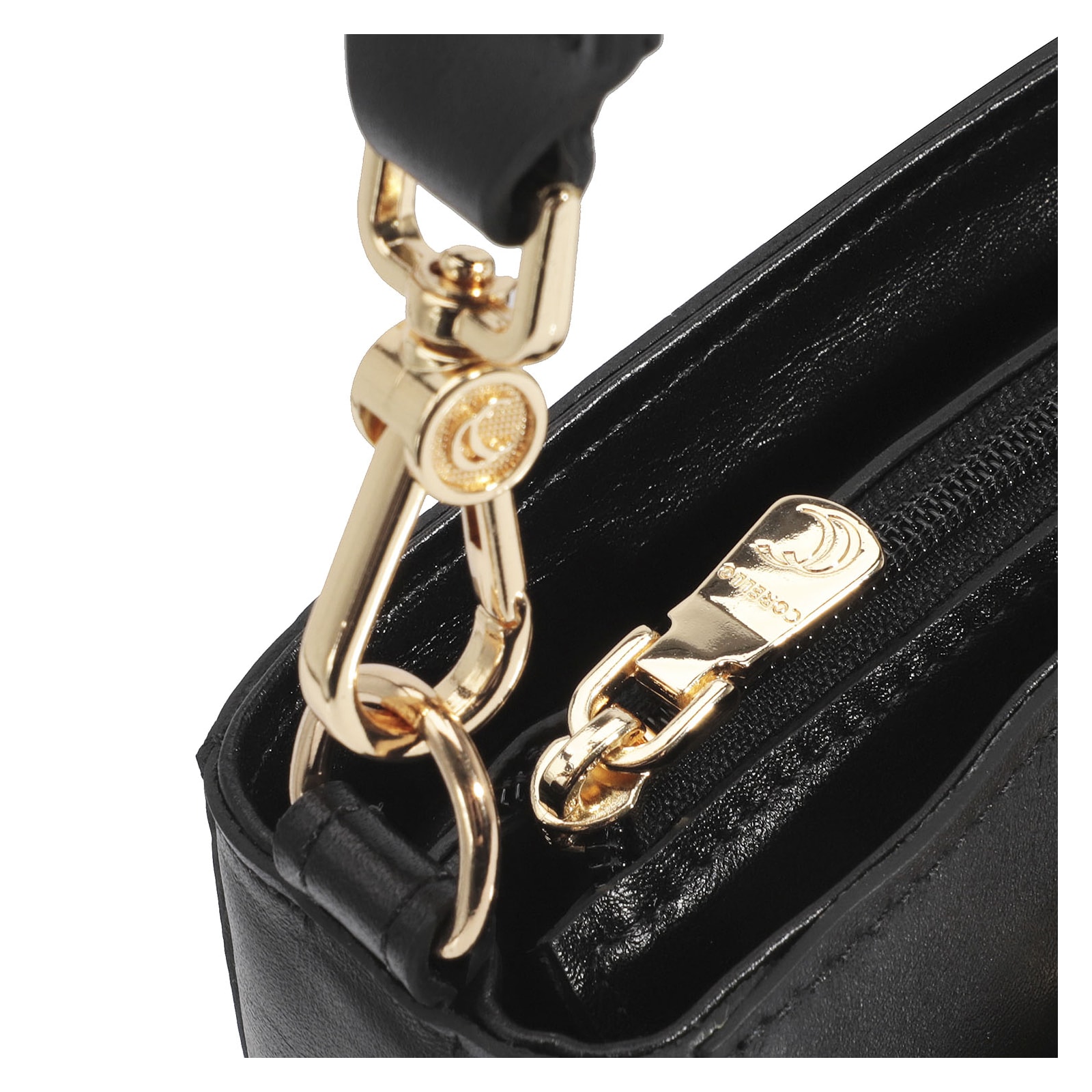 Bolsa De Mão Couro Preto