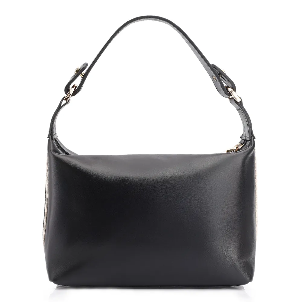 Bolsa De Mão Couro Preto - imagem 3