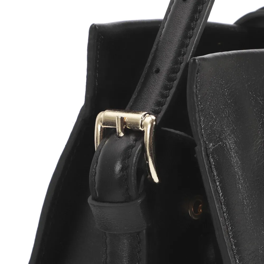 Bolsa De Mão Couro Preto - imagem 6